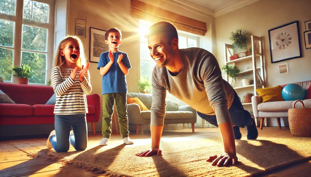 The Push-Up Challenge: Experience the Benefits While Your Kids Cheer You On!